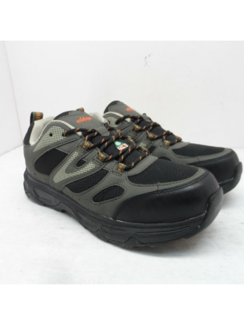 AGGRESSOR Men's Low-Cut Steel Toe Steel Plate Saftey Hiking Shoes Gray Size 8.5M